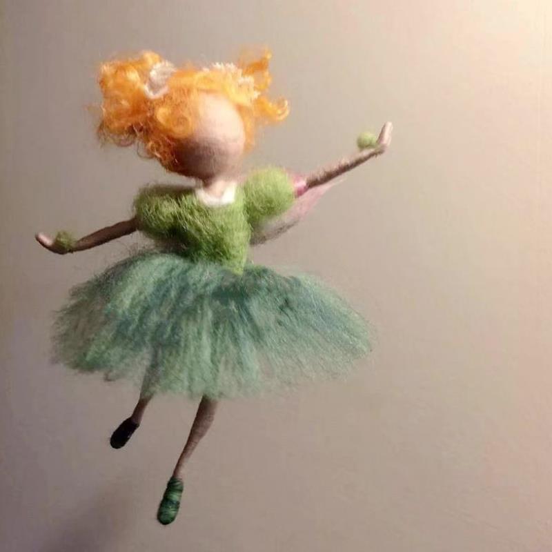 ✨ Fairy DIY Wool Needle Felt (Wool Felt Craft Stamp Set Needle Felt Gift Craft Kit)