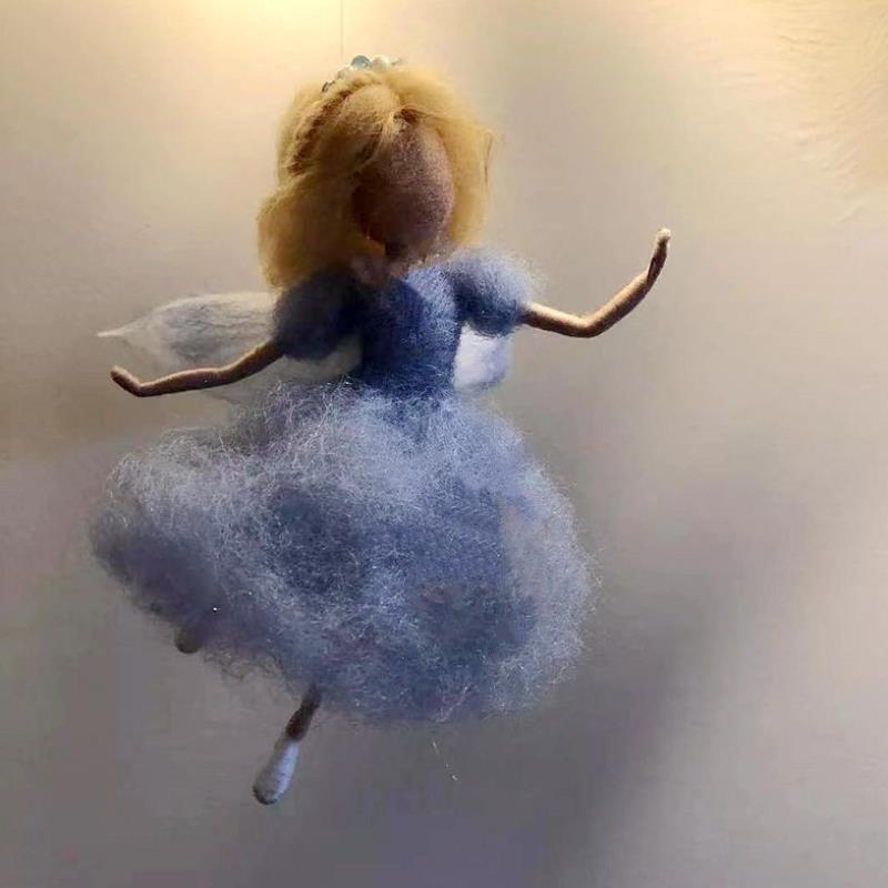 ✨ Fairy DIY Wool Needle Felt (Wool Felt Craft Stamp Set Needle Felt Gift Craft Kit)