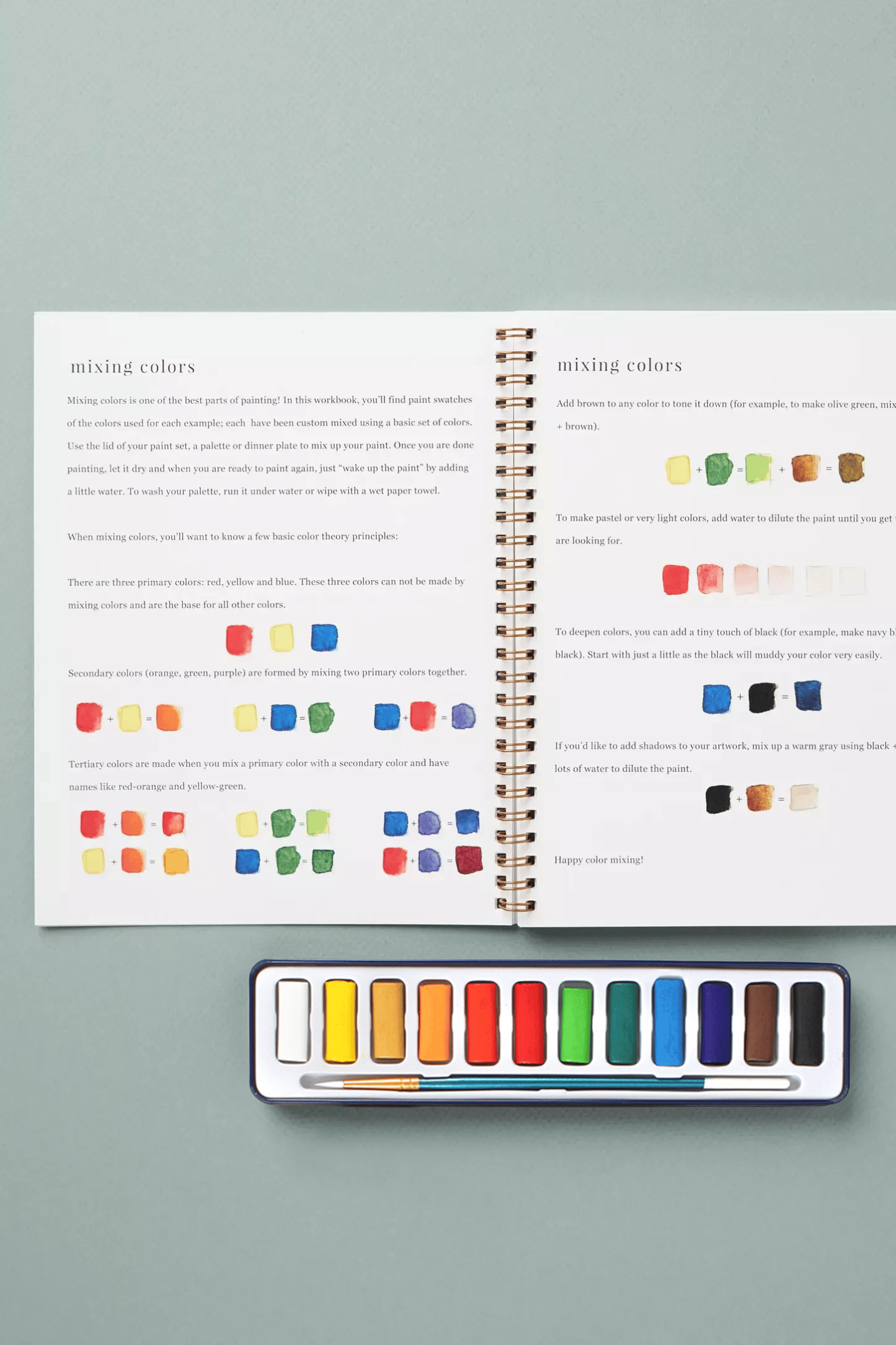 🖼️Beginner-Friendly💕 Watercolor Workbook