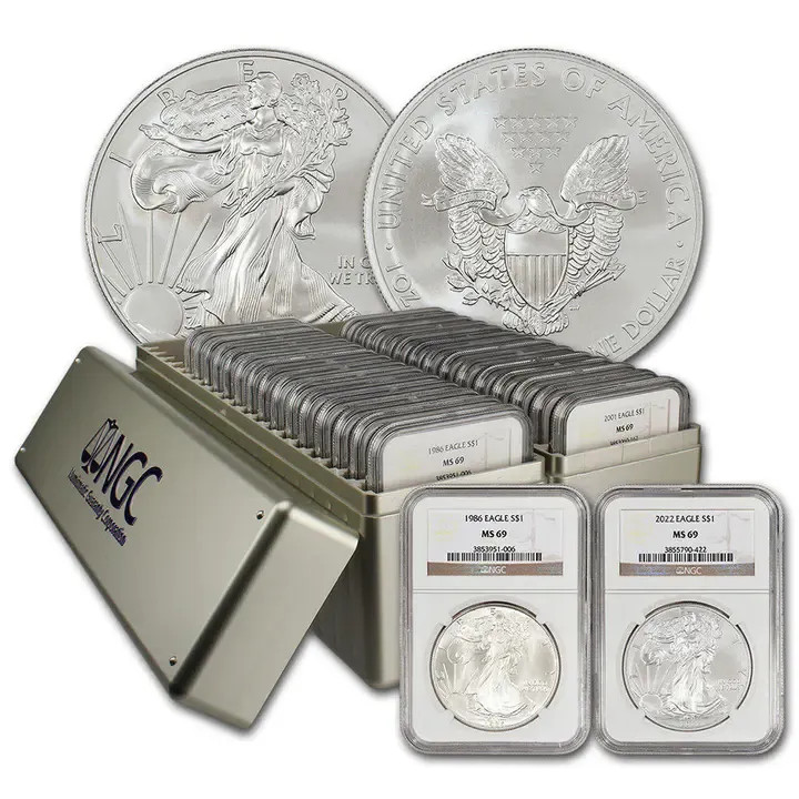Cash On Delivery💥Just $2.99 Today American Eagle 2024 One Ounce Silver Proof Coin