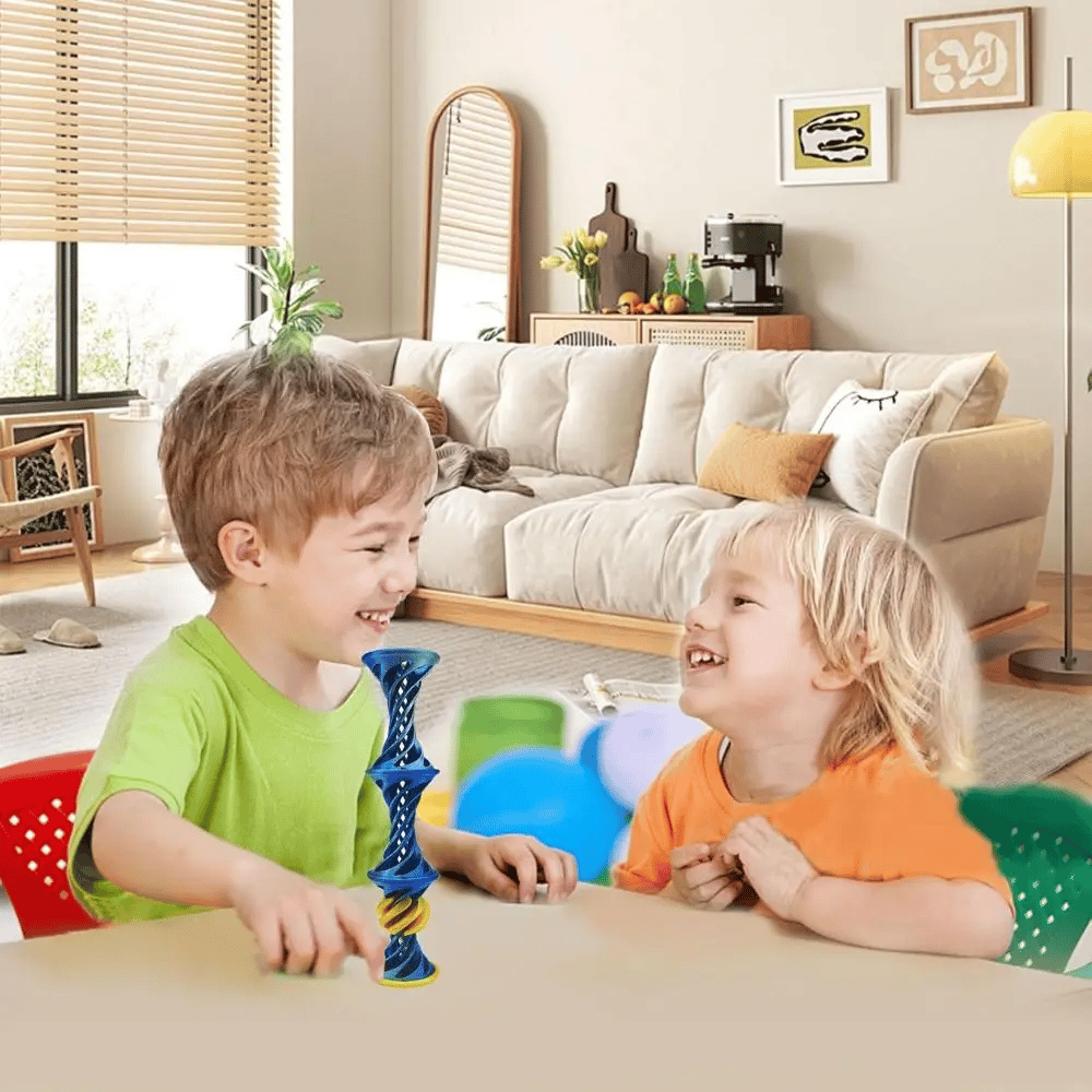 Spiral travel toy, three-dimensional ejectable decompression toy