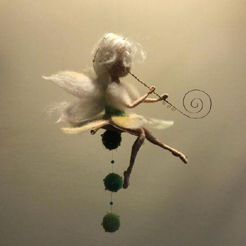 ✨ Fairy DIY Wool Needle Felt (Wool Felt Craft Stamp Set Needle Felt Gift Craft Kit)