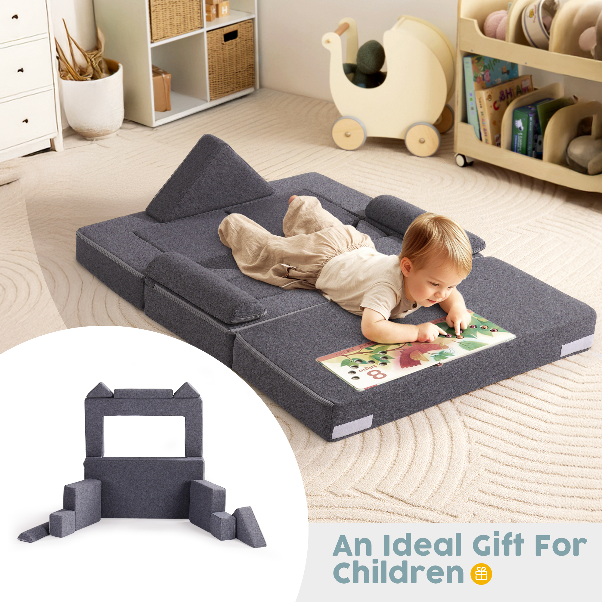 ROBUD Modular Kids Play Couch