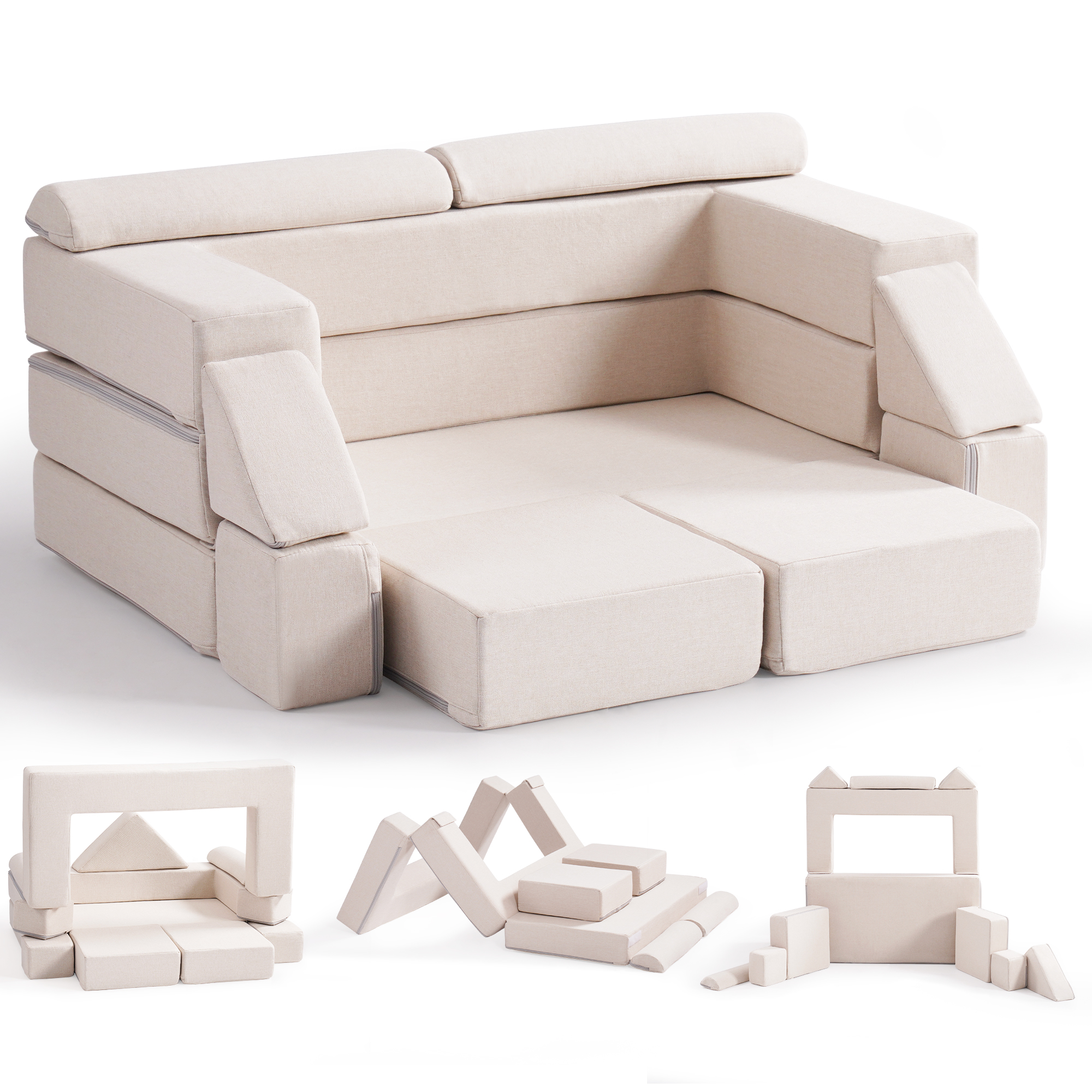 ROBUD Modular Kids Play Couch