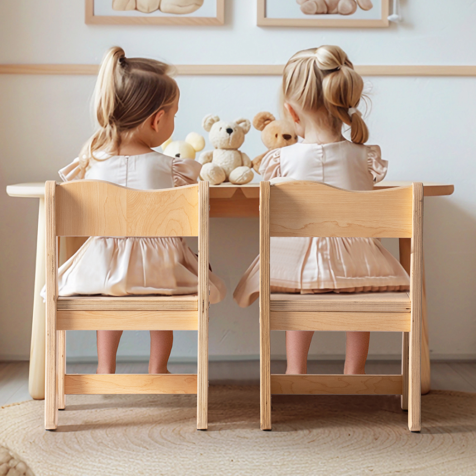 ROBUD Wooden Toddler Chair