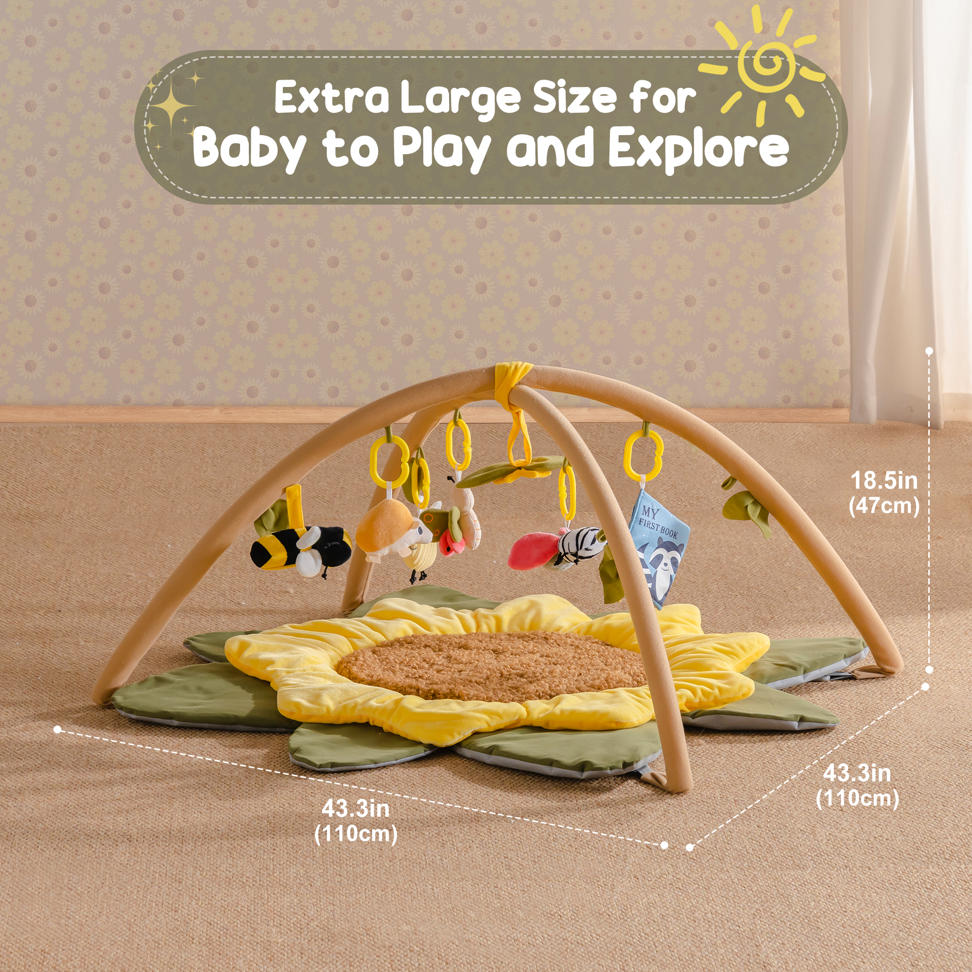 ROBUD Baby Sunflower Gym