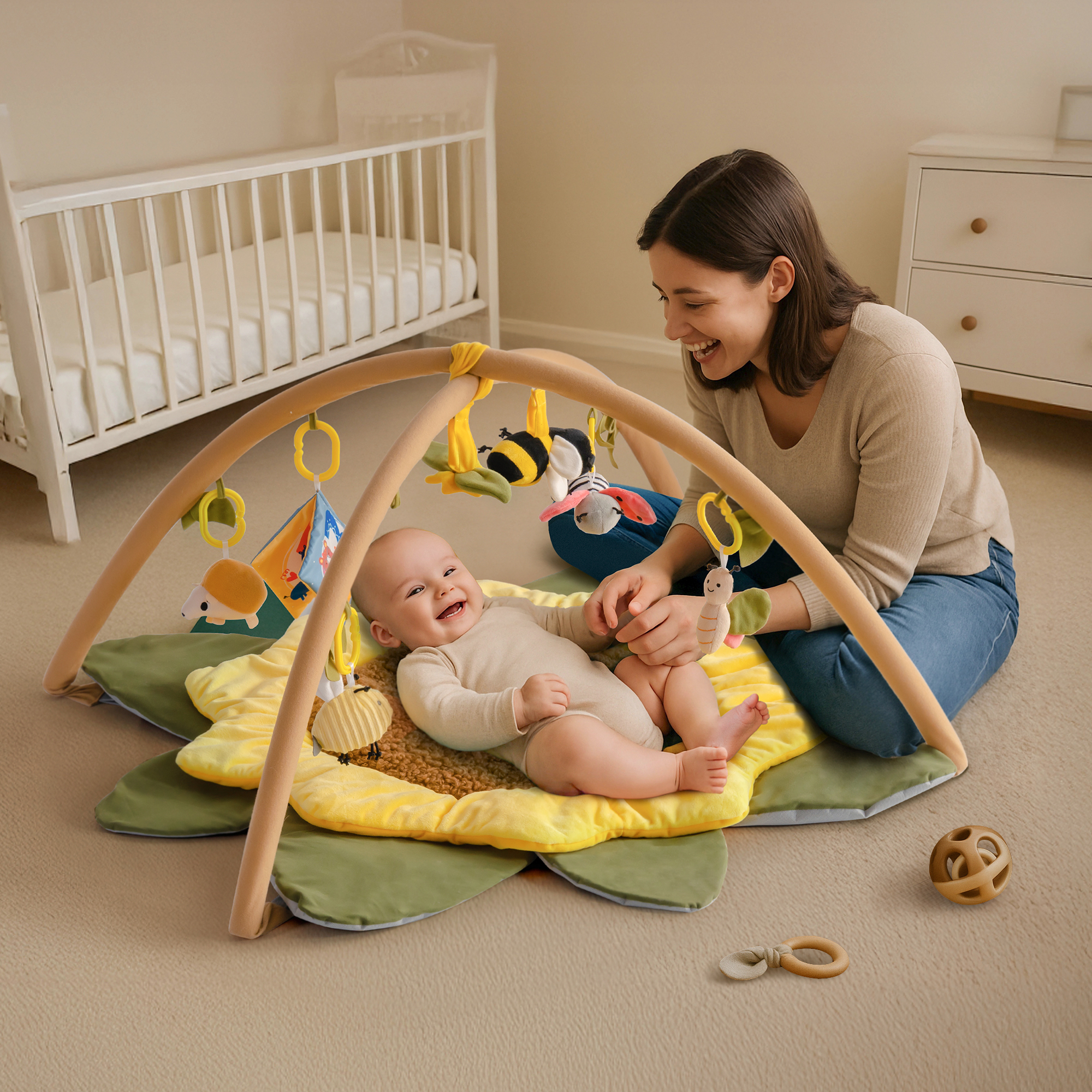 ROBUD Baby Sunflower Gym