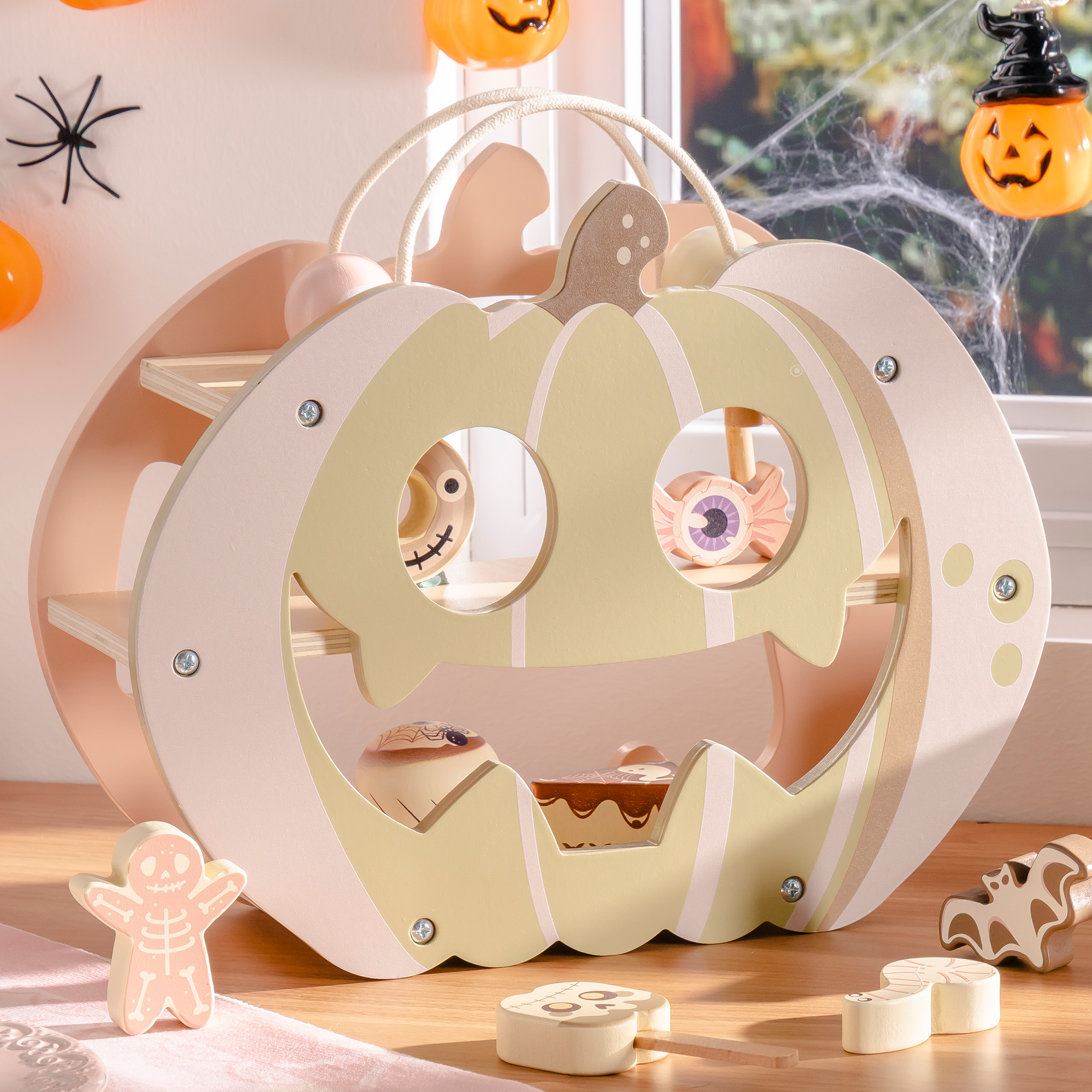ROBUD Halloween Candy House Play Food Set for Kids