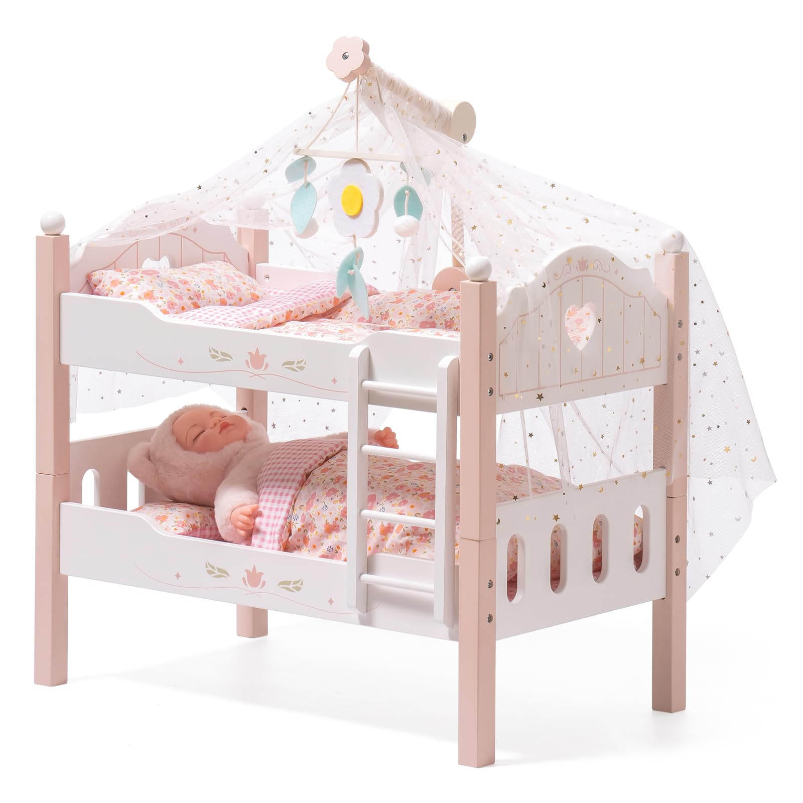 ROBUD Baby Doll Crib - Pink