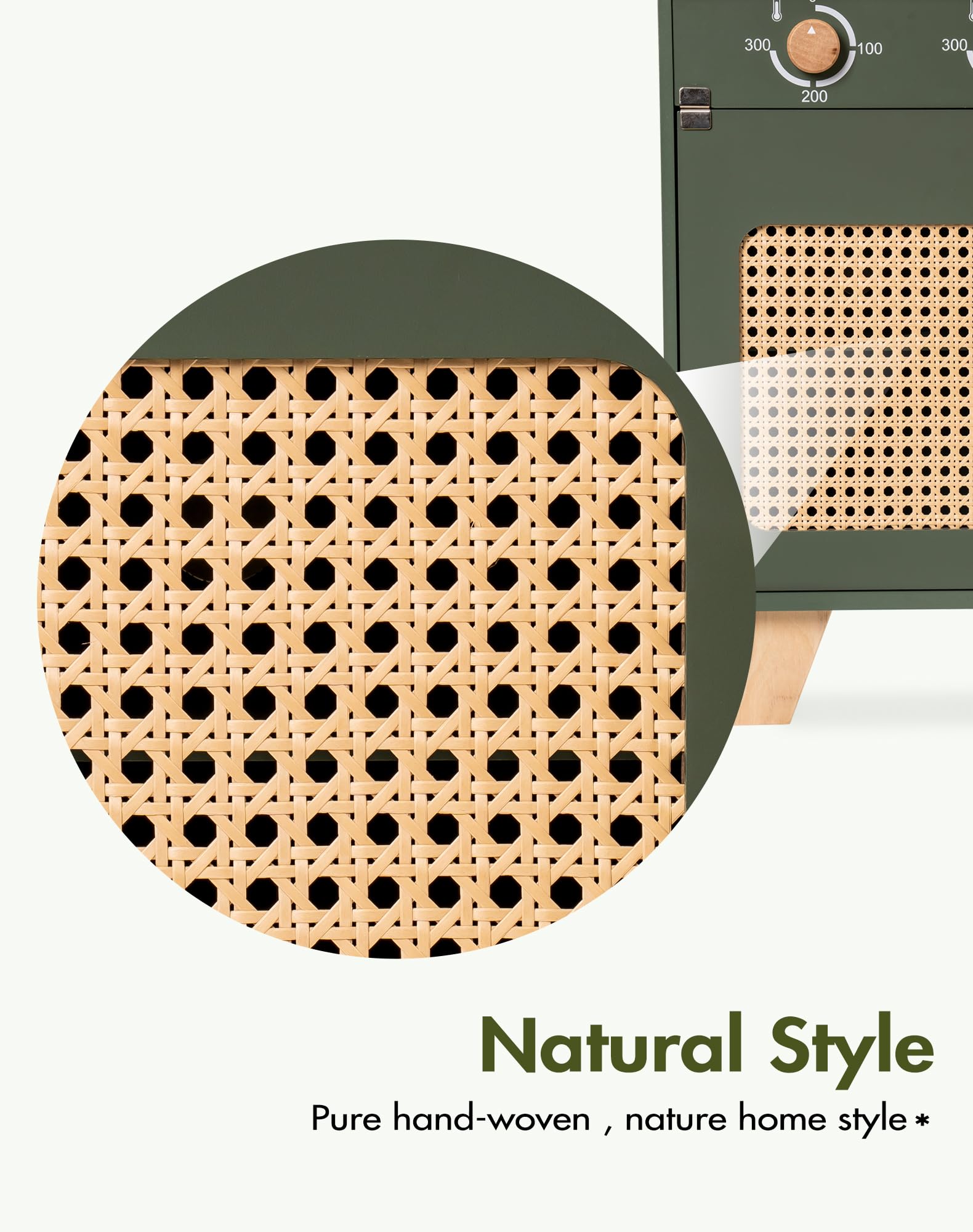 ROBUD Vintage Green Wooden Play Kitchen Series