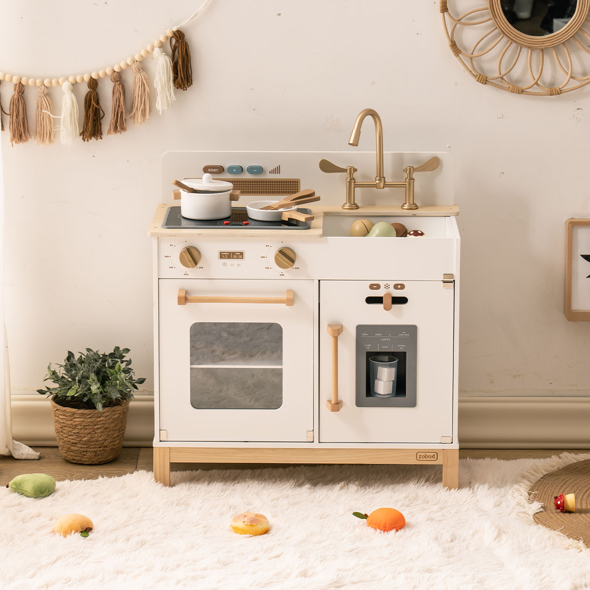 ROBUD Montessori  Wooden Play Kitchen WCF17