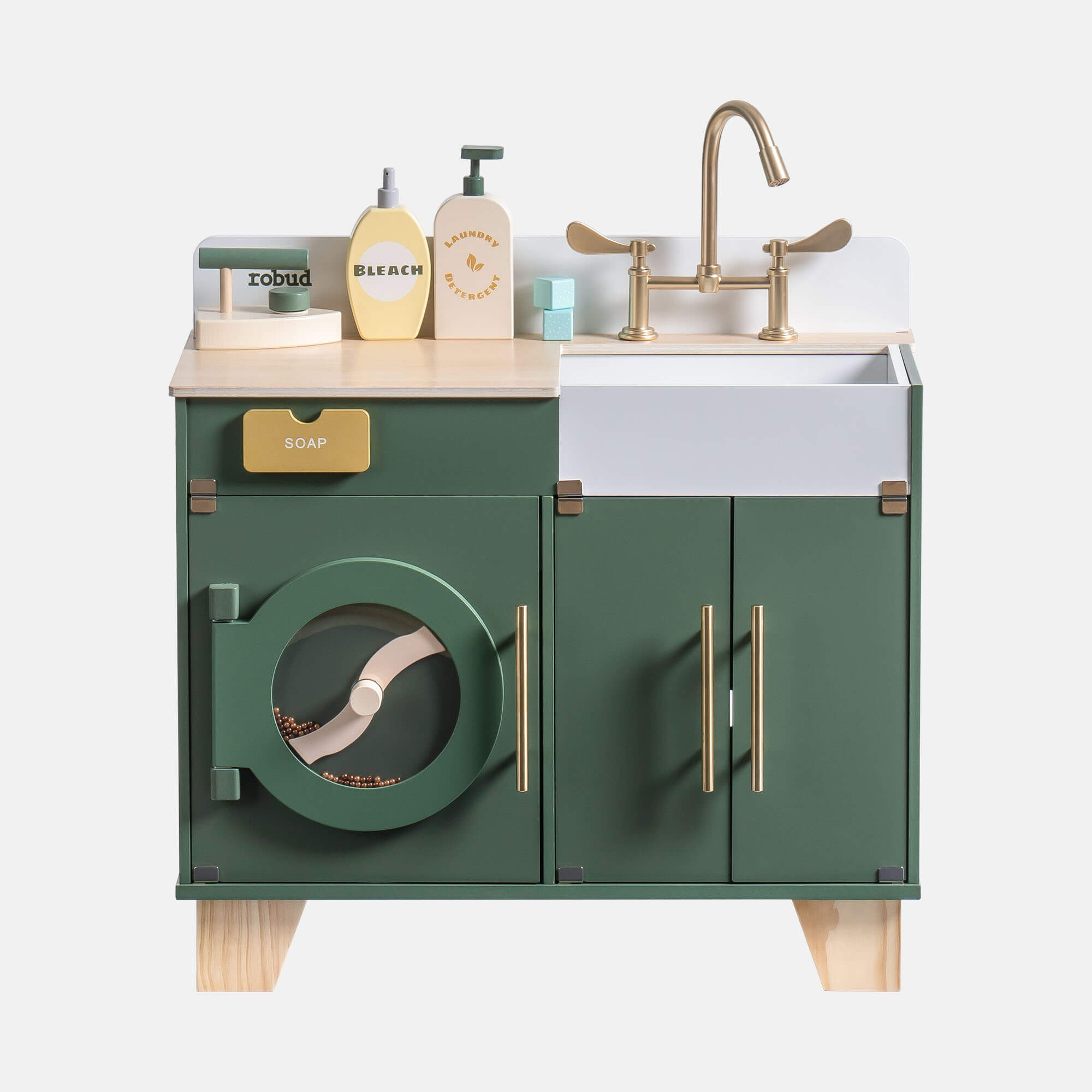 Robud Vintage Wooden Multi-Function Washing Machine