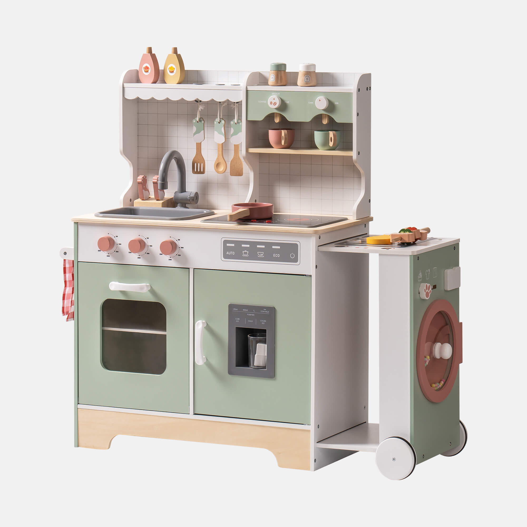 ROBUD Wooden Play Kitchen Set - Expandable