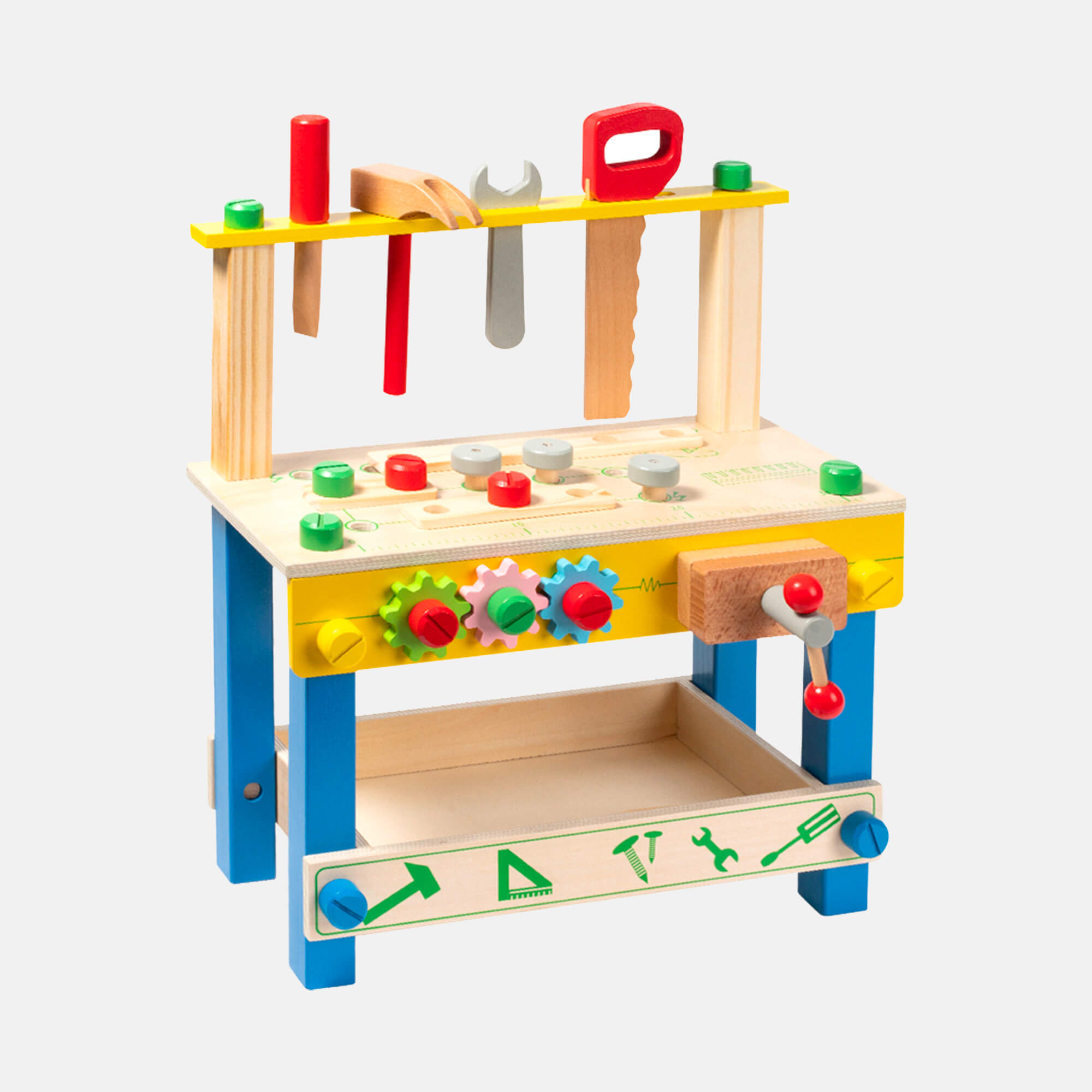 ROBUD Tool Workbench for Toddler Kids Play Tool Bench WGJ02