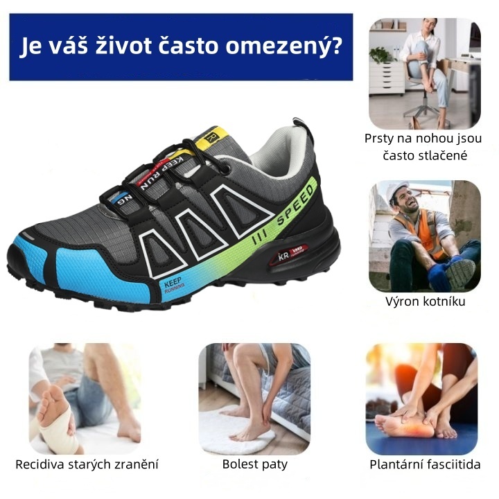 ⏰Dnešní speciální nabídka - Nenechte si ji ujít! ✅Ortopedická obuv vhodná pro celodenní chůzi, účinně ulevuje od bolesti zad, kloubů a nohou - unisex