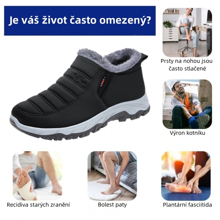 Sennery® - Ergonomická zimní ortopedická obuv pro bolesti nohou, kolen a zad - Unisex