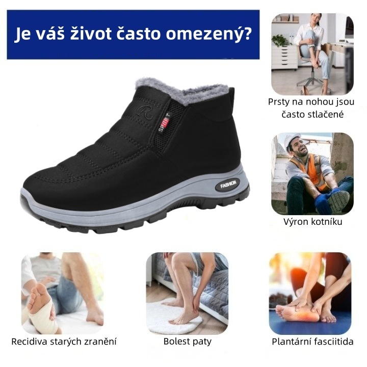Sennery® - Ergonomická zimní ortopedická obuv pro bolesti nohou, kolen a zad - Unisex