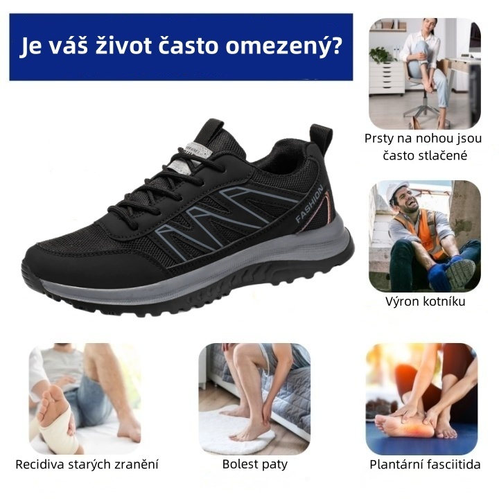 Sennery® – Ergonomicky navržená lékařská ortopedická obuv, která ulevuje od bolesti zad, kloubů a nohou.