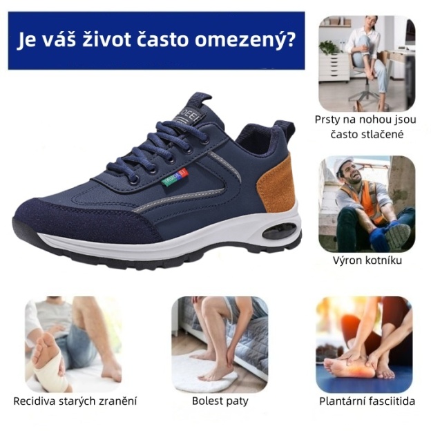 Sennery® – Ergonomicky navržená lékařská ortopedická obuv, která ulevuje od bolesti zad, kloubů a nohou.