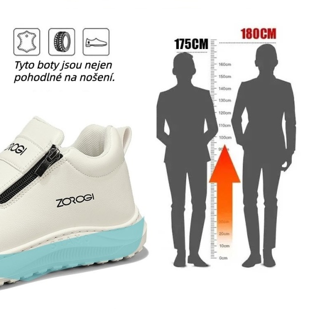 Ortopedická obuv Sennery® - Vhodná pro celodenní chůzi, zmírňuje bolesti nohou, kolen a zad - Ručně vyrobená z pravé kůže.