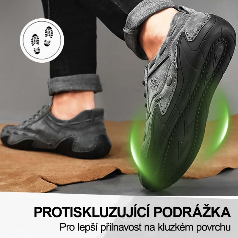 1捷克(🔥Dnes sleva 50 % – vezměte si to!) Prémiová stylová ortopedická obuv 👞 – Ergonomický design pro úlevu od bolesti