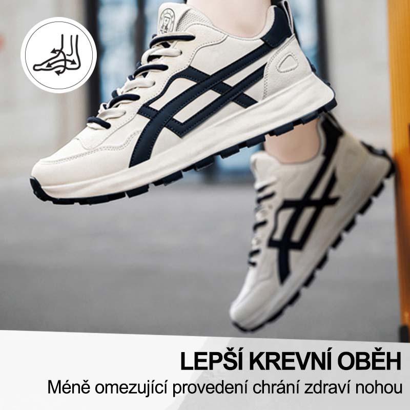 (🔥Dnes sleva 50 % – vezměte si to!) Prémiová stylová ortopedická obuv 👞 – Ergonomický design pro úlevu od bolesti