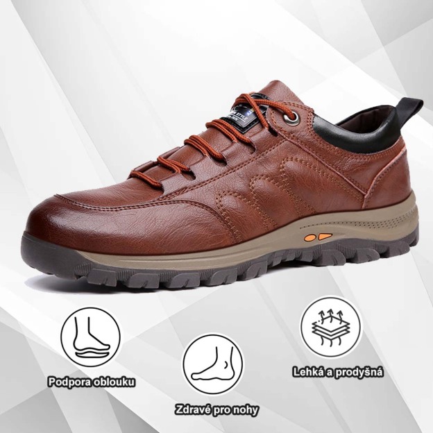 (🔥Dnes sleva 50 % – vezměte si to!) Prémiová stylová ortopedická obuv 👞 – Ergonomický design pro úlevu od bolesti