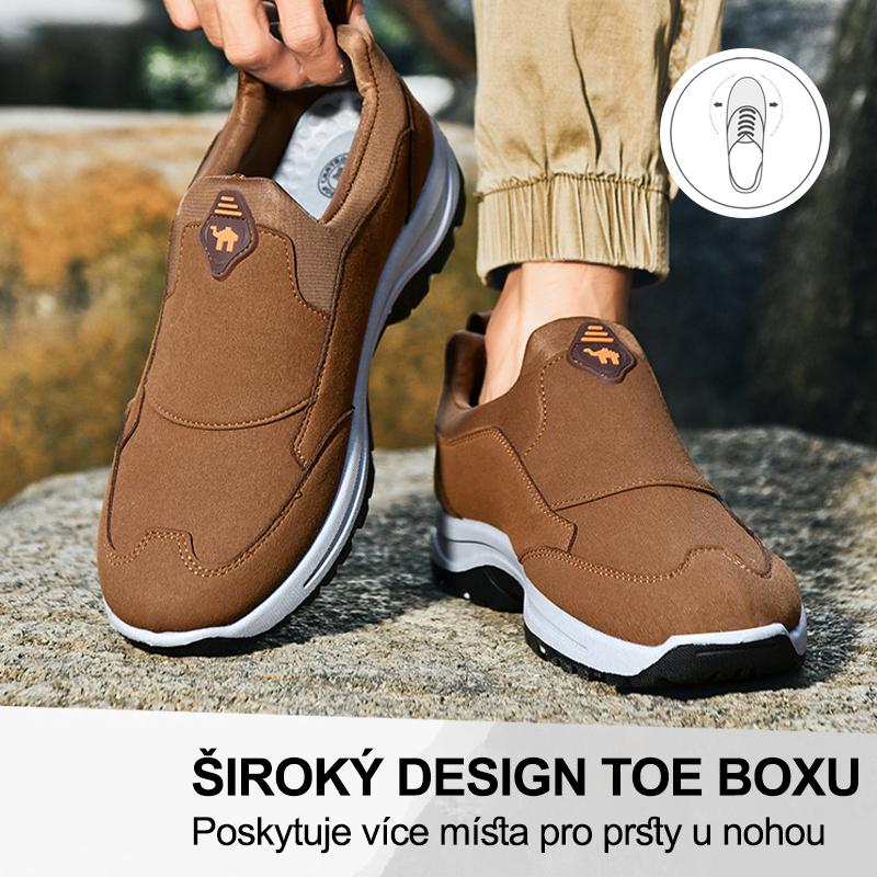 (🔥Dnes sleva 50 % – vezměte si to!) Prémiová stylová ortopedická obuv 👞 – Ergonomický design pro úlevu od bolesti
