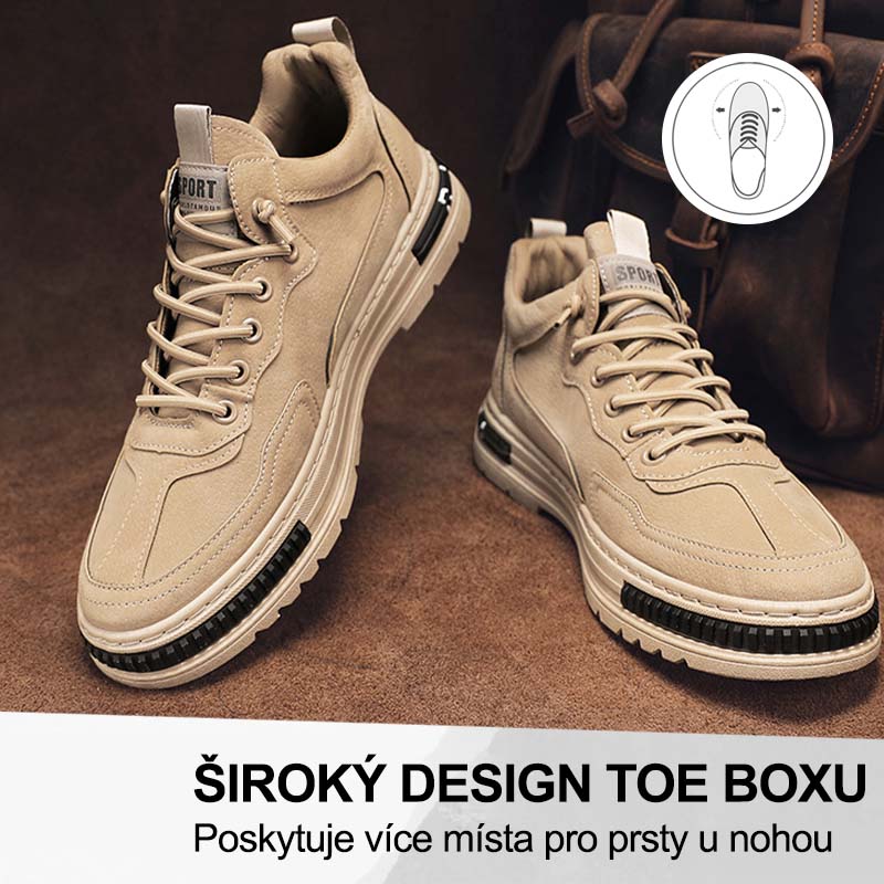 捷克(🔥Dnes sleva 50 % – vezměte si to!) Prémiová stylová ortopedická obuv 👞 – Ergonomický design pro úlevu od bolesti