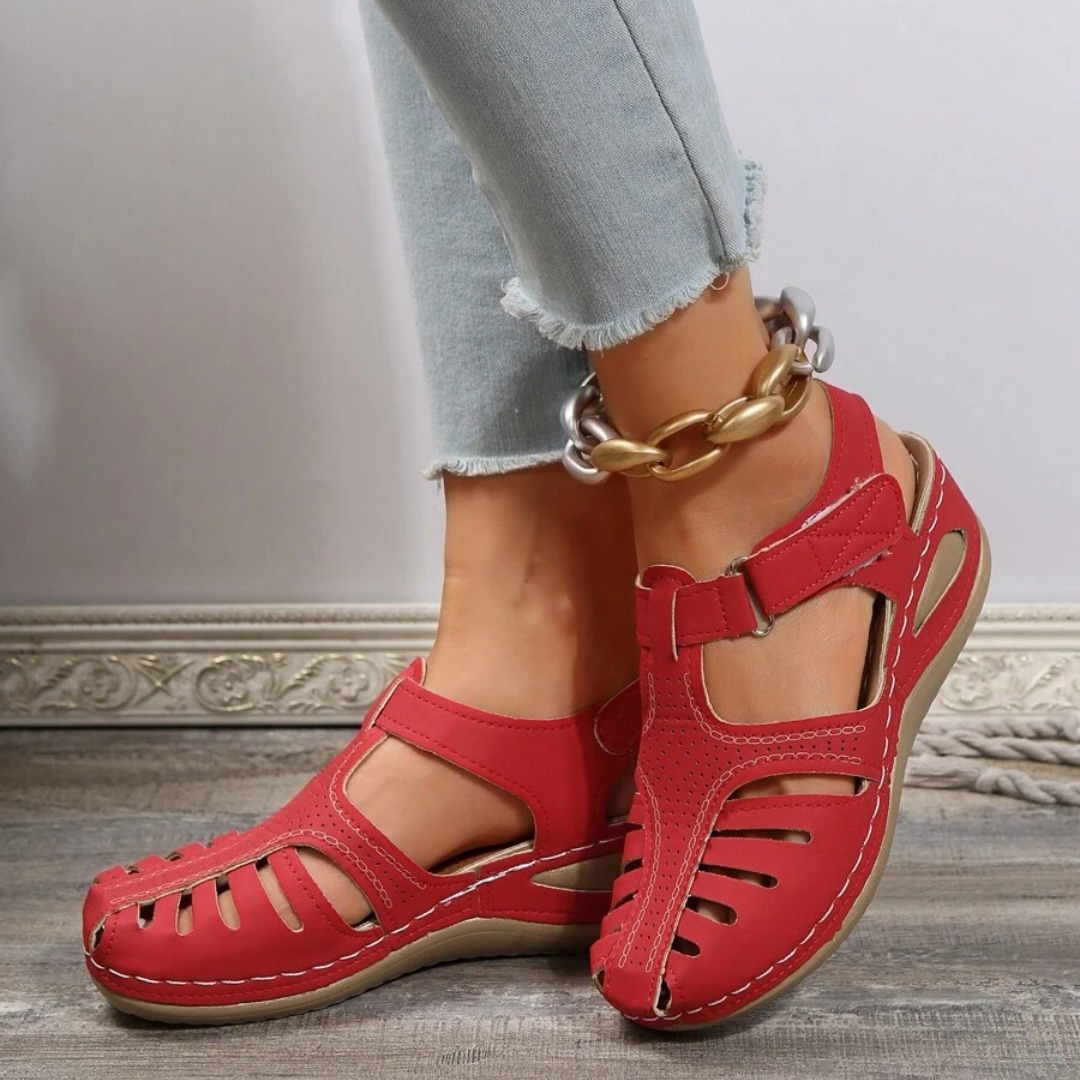 🔥Omezená doba 50% sleva - Letní ortopedické sandály - Ergonomický design✅ Udělejte chůzi pohodlnější