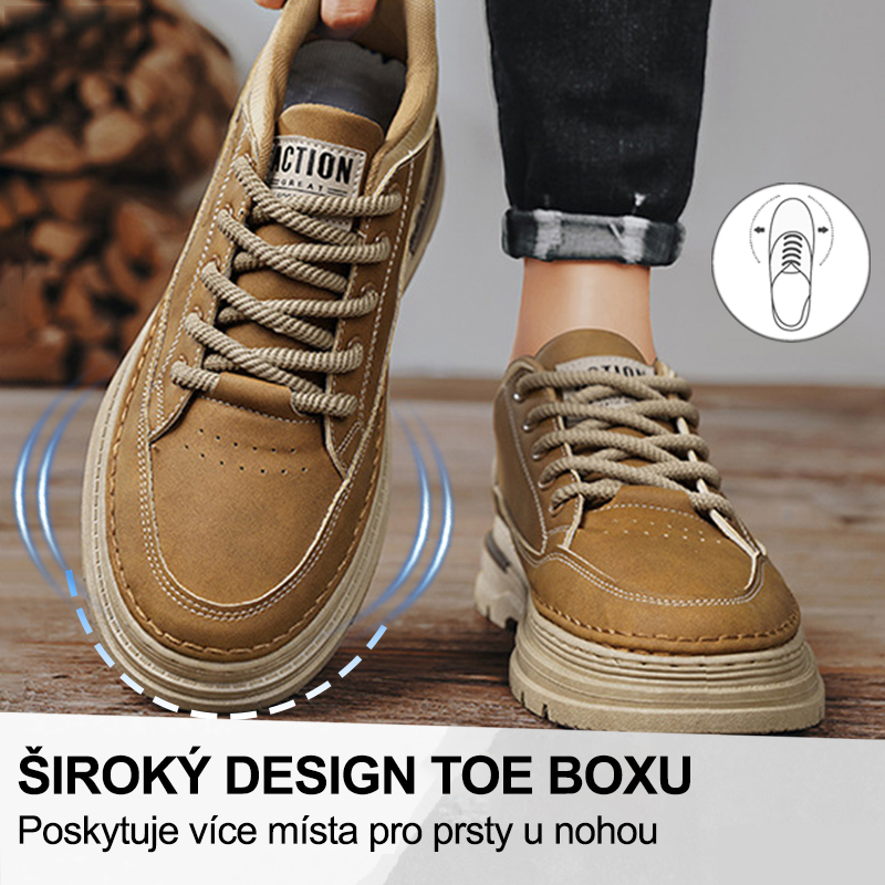 (🔥Dnes sleva 50 % – vezměte si to!) Prémiová stylová ortopedická obuv 👞 – Ergonomický design pro úlevu od bolesti