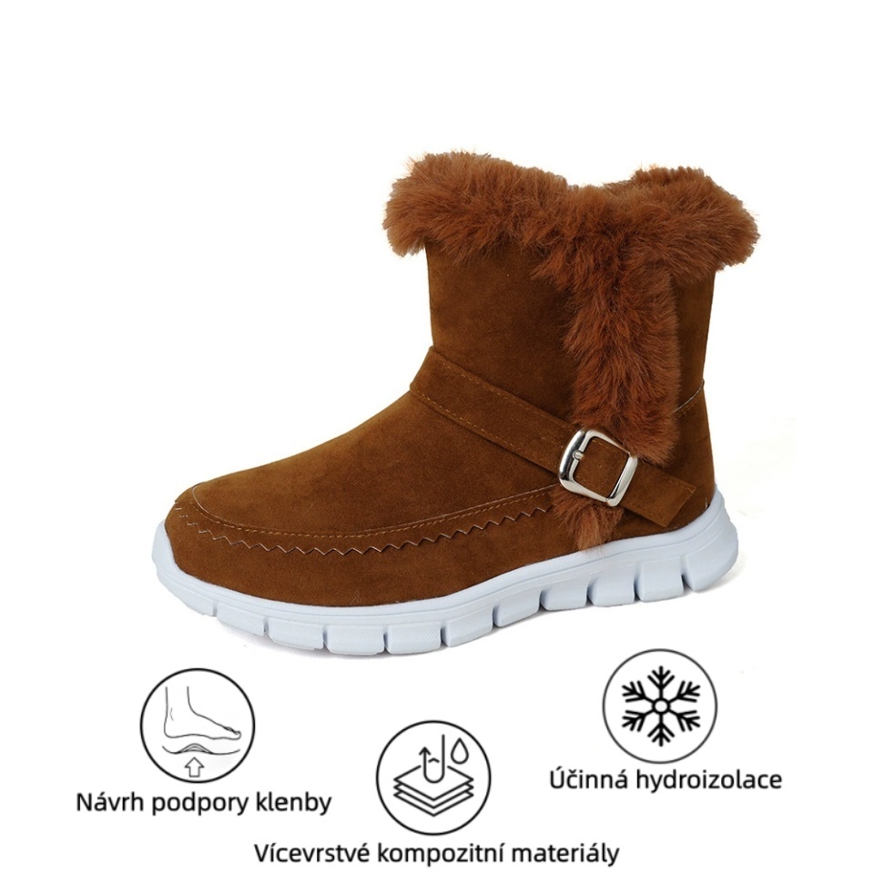 Sennery® - Ergonomicky tvarovaná zimní ortopedická obuv pro úlevu od bolesti nohou, kolen a zad - Dámské