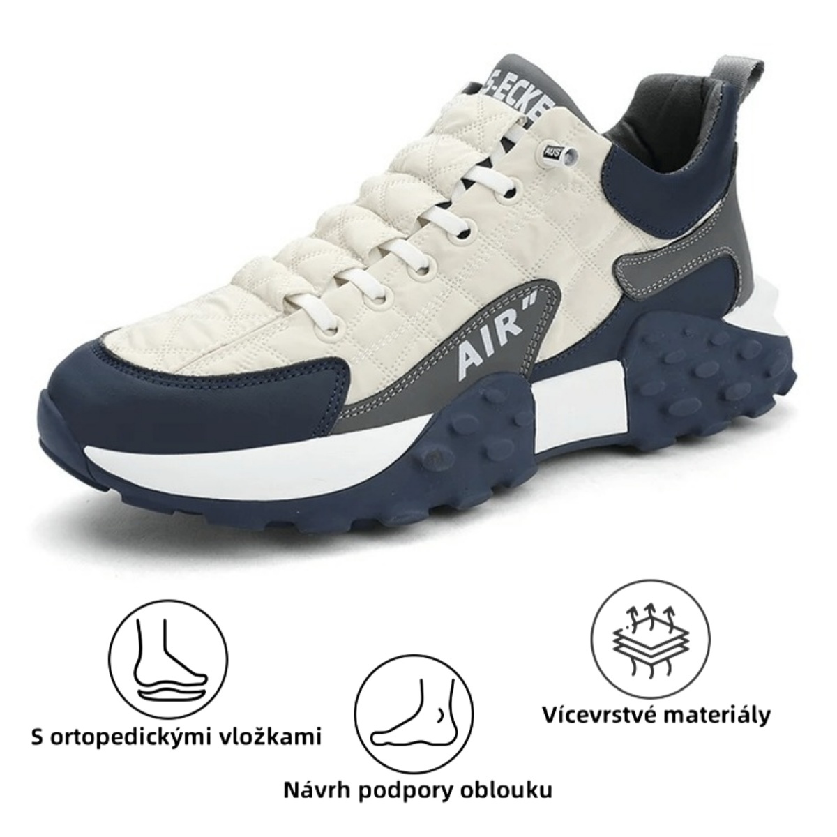 Ortopedická obuv Sennery® | Ergonomicky navržená pro úlevu od bolesti zad, kloubů a nohou a poskytuje výjimečné pohodlí (AIR).