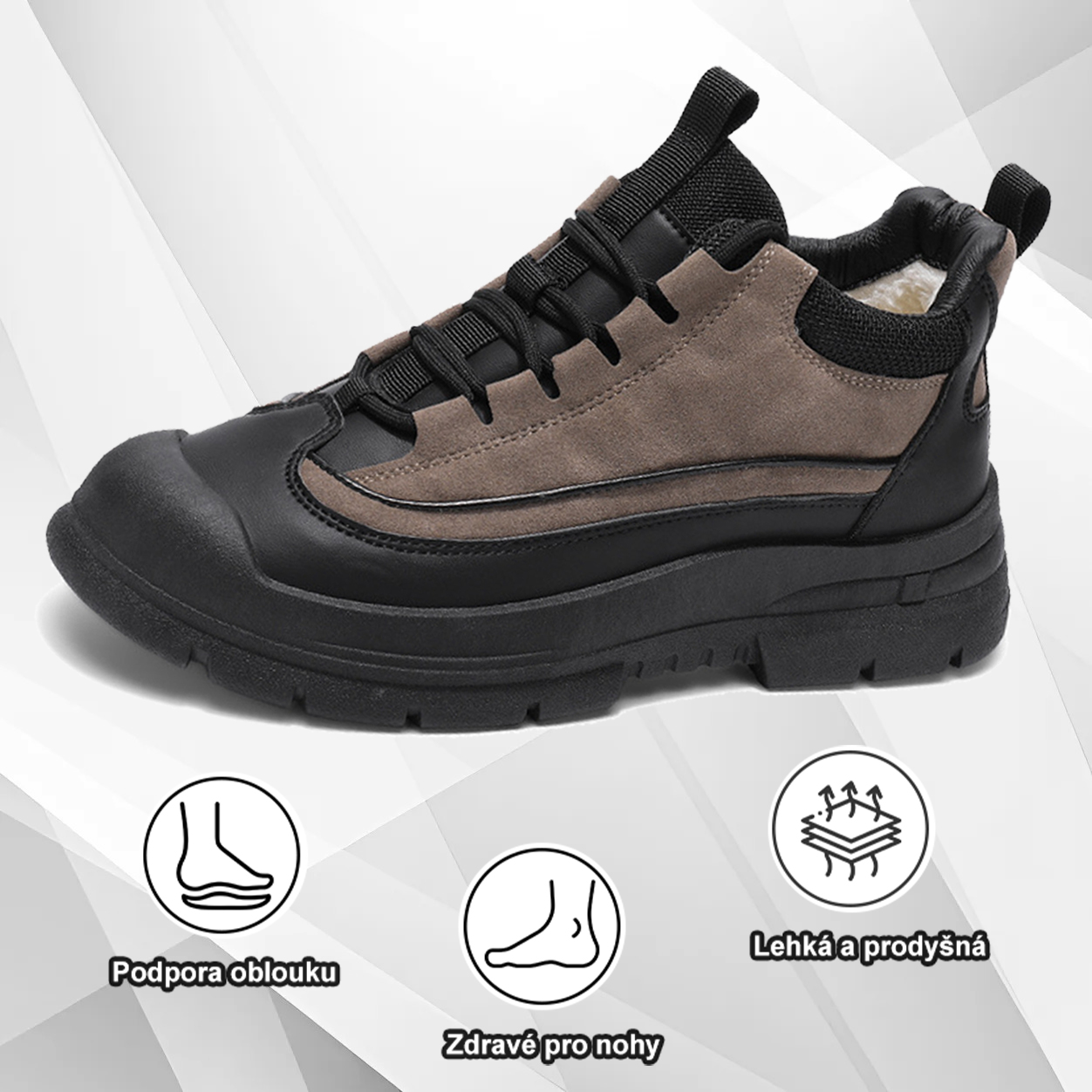 (🔥Dnes sleva 50 % – vezměte si to!) Prémiová stylová ortopedická obuv 👞 – Ergonomický design pro úlevu od bolesti