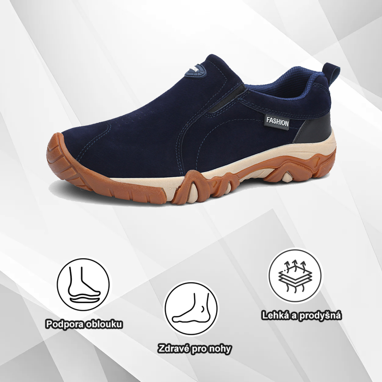 (🔥Dnes sleva 50 % – vezměte si to!) Prémiová stylová ortopedická obuv 👞 – Ergonomický design pro úlevu od bolesti
