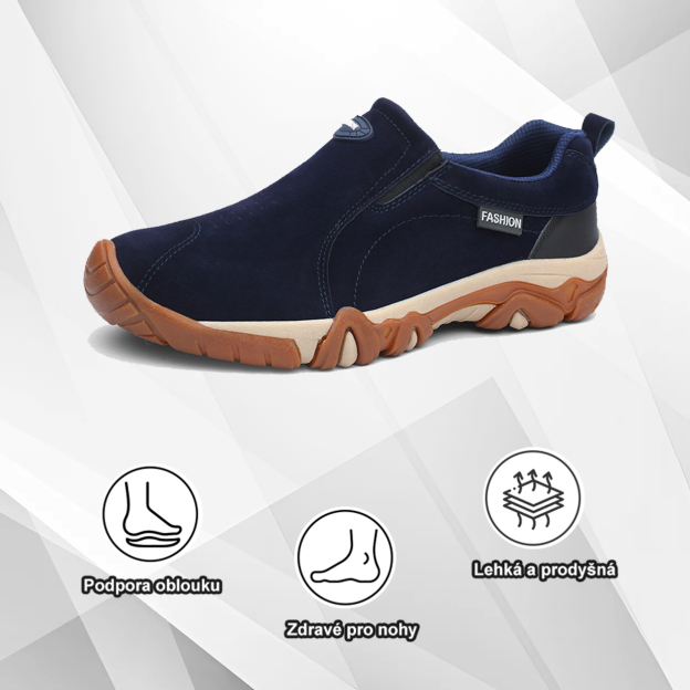 (🔥Dnes sleva 50 % – vezměte si to!) Prémiová stylová ortopedická obuv 👞 – Ergonomický design pro úlevu od bolesti