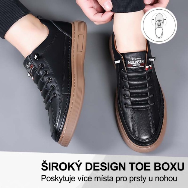 (🔥Dnes sleva 50 % – vezměte si to!) Prémiová stylová ortopedická obuv 👞 – Ergonomický design pro úlevu od bolesti