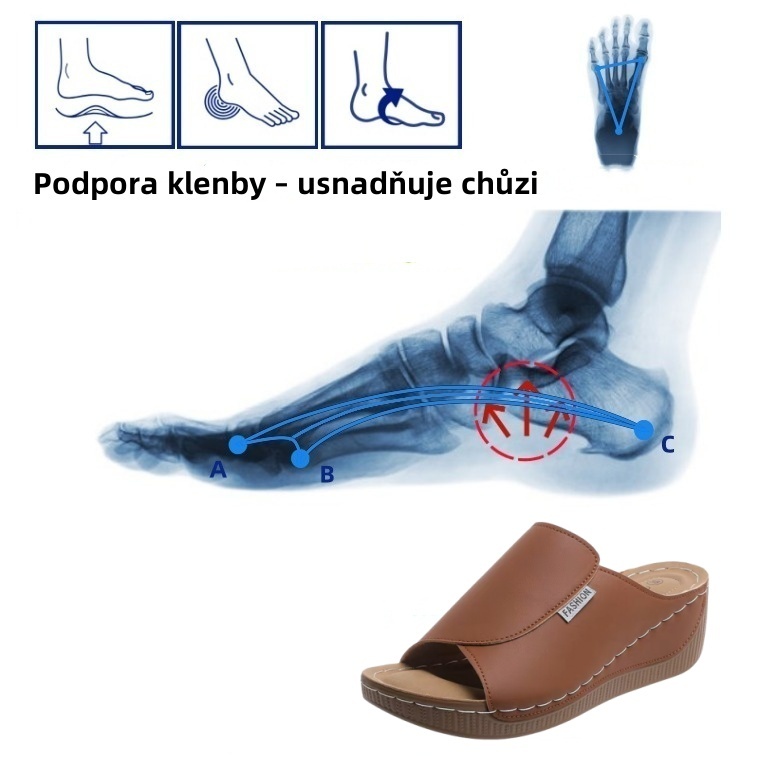 [🎁Dnes za poloviční cenu - nenechte si to ujít] Ergonomicky tvarované ortopedické sandály - bezbolestná chůze👞usnadňují chůzi