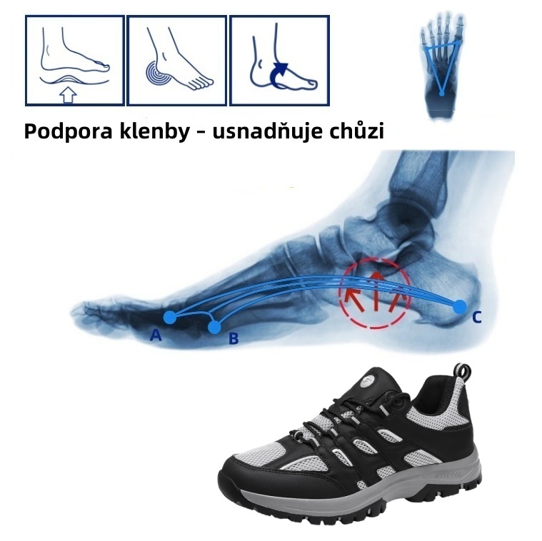 【🎁Dnešní poloviční cena - nenechte si ji ujít】Ortopedická obuv navržená dle ergonomie - účinně chrání zdraví nohou✅