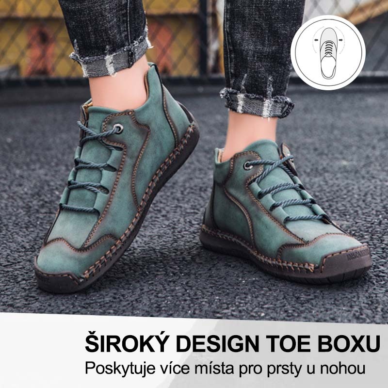 (🔥Dnes sleva 50 % – vezměte si to!) Prémiová stylová ortopedická obuv 👞 – Ergonomický design pro úlevu od bolesti