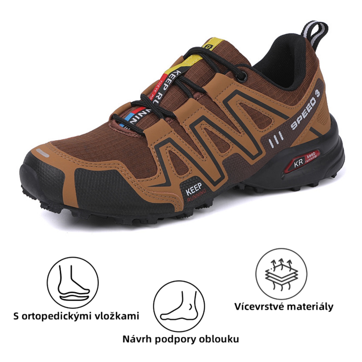 Ergonomická ortopedická obuv pro bolesti zad, kloubů a nohou - unisex