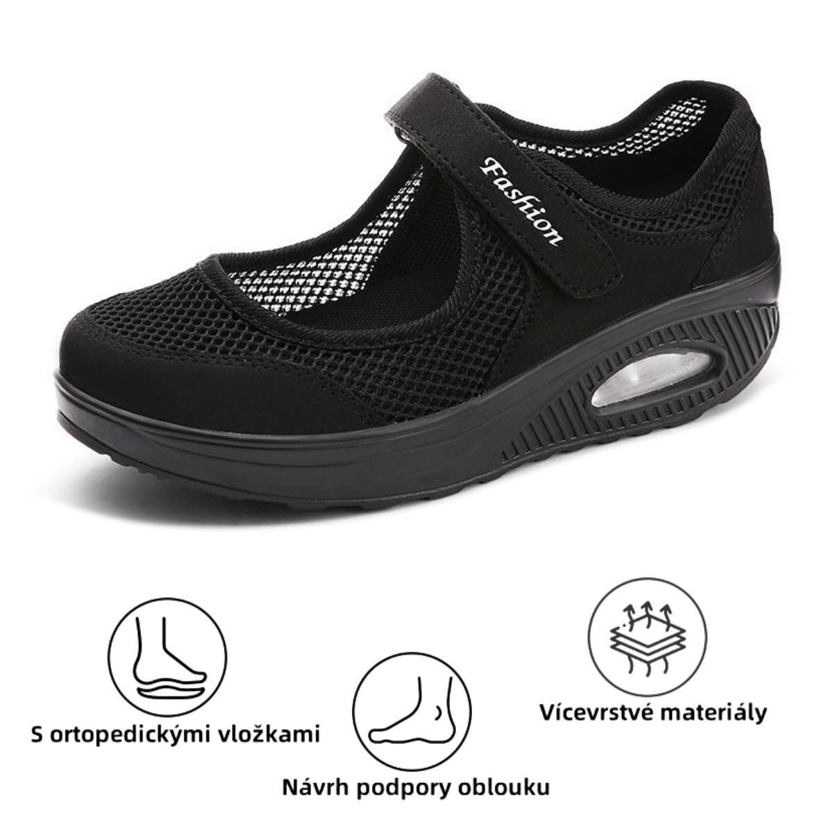 [🔥Dnes za poloviční cenu - Nenechte si to ujít] Dámská prodyšná ortopedická obuv, vysoce účinná při tlumení nárazů - se 168 patenty na obuv👞 Usnadňuje chůzi