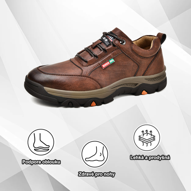 (🔥Dnes sleva 50 % – vezměte si to!) Prémiová stylová ortopedická obuv 👞 – Ergonomický design pro úlevu od bolesti