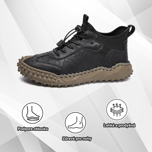 (🔥Dnes sleva 50 % – vezměte si to!) Prémiová stylová ortopedická obuv 👞 – Ergonomický design pro úlevu od bolesti