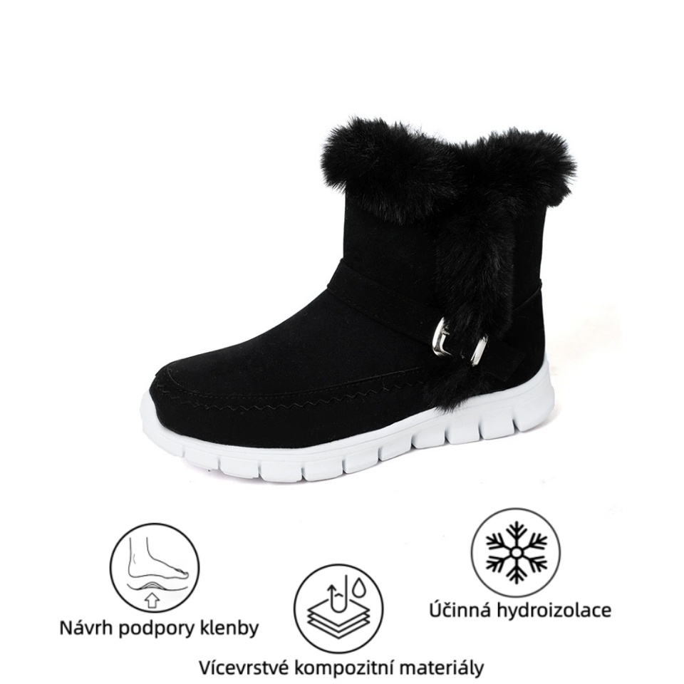 Sennery® - Ergonomicky tvarovaná zimní ortopedická obuv pro úlevu od bolesti nohou, kolen a zad - Dámské