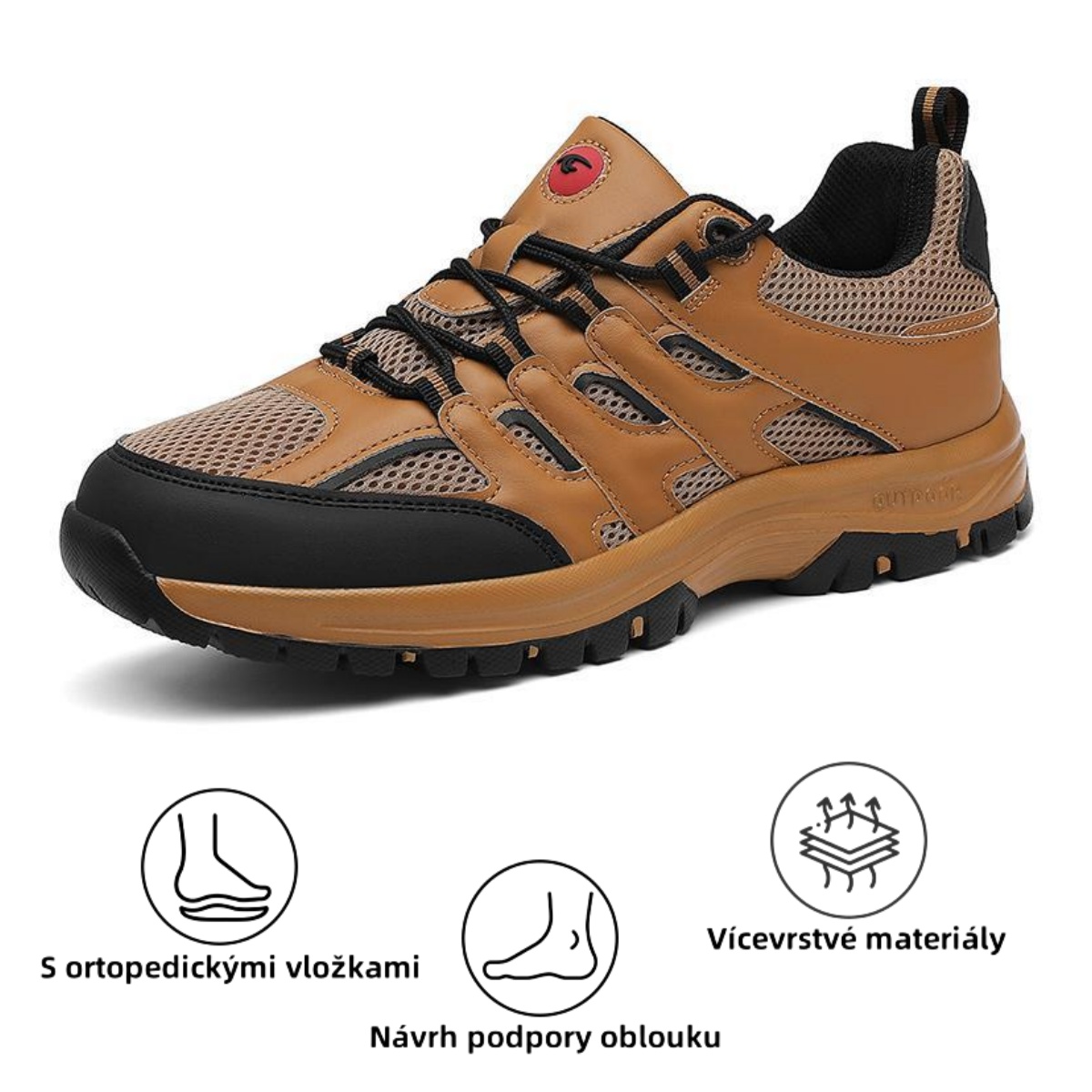 【🎁Dnešní poloviční cena - nenechte si ji ujít】Ortopedická obuv navržená dle ergonomie - účinně chrání zdraví nohou✅