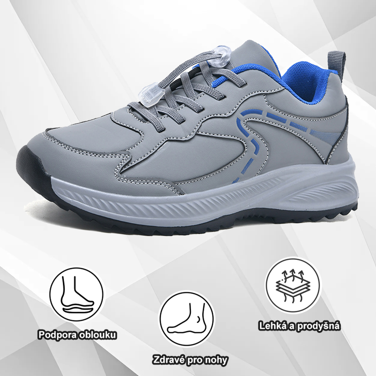 (🔥Dnes sleva 50 % – vezměte si to!) Prémiová stylová ortopedická obuv 👞 – Ergonomický design pro úlevu od bolesti