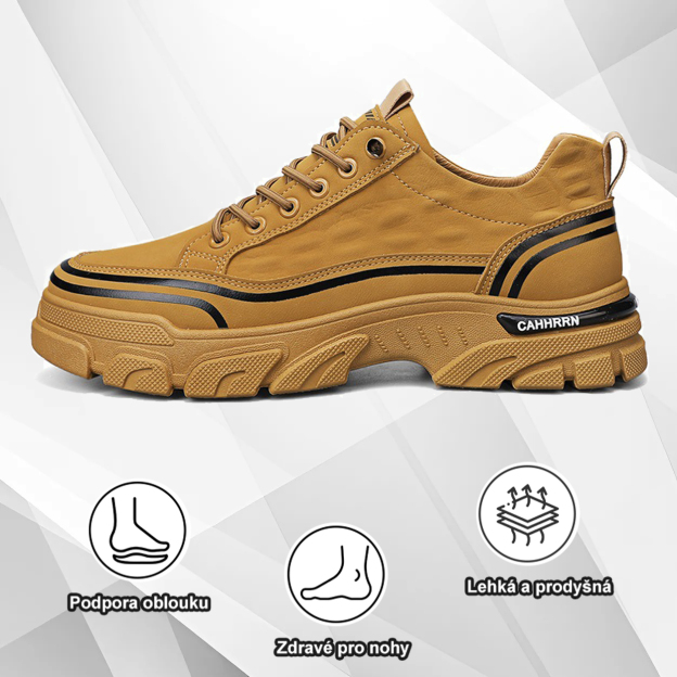 (🔥Dnes sleva 50 % – vezměte si to!) Prémiová stylová ortopedická obuv 👞 – Ergonomický design pro úlevu od bolesti