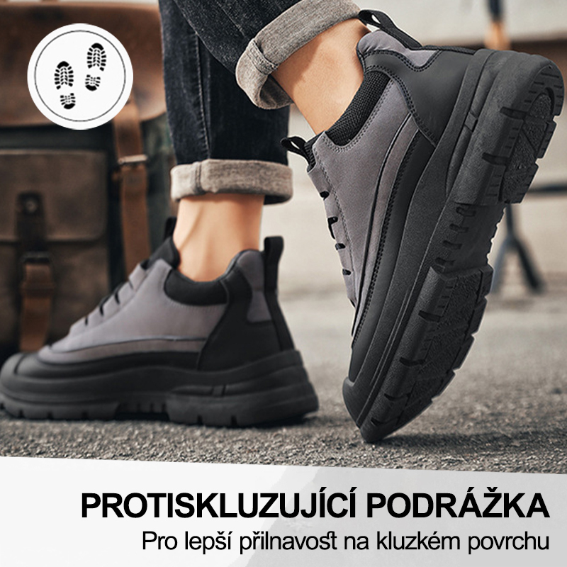 (🔥Dnes sleva 50 % – vezměte si to!) Prémiová stylová ortopedická obuv 👞 – Ergonomický design pro úlevu od bolesti