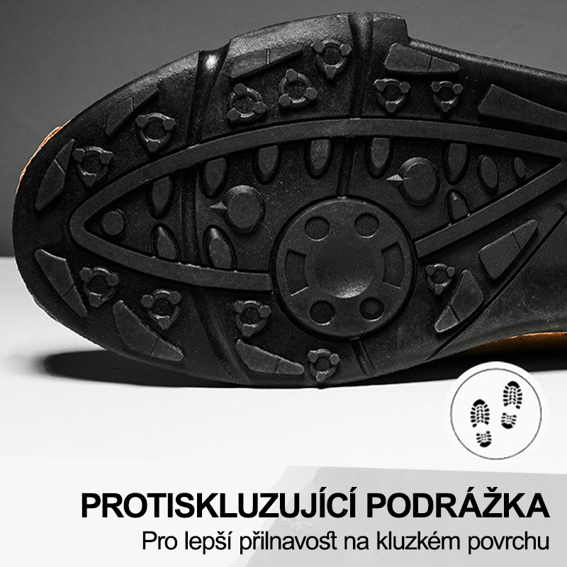 (🔥Dnes sleva 50 % – vezměte si to!) Prémiová stylová ortopedická obuv 👞 – Ergonomický design pro úlevu od bolesti